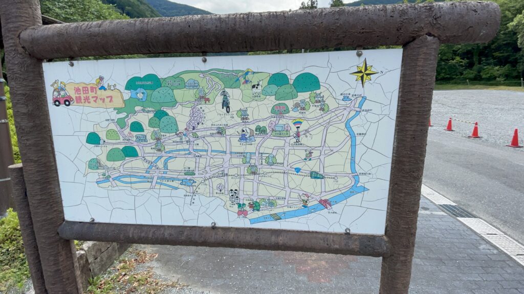 大津谷公園キャンプ場　マップ