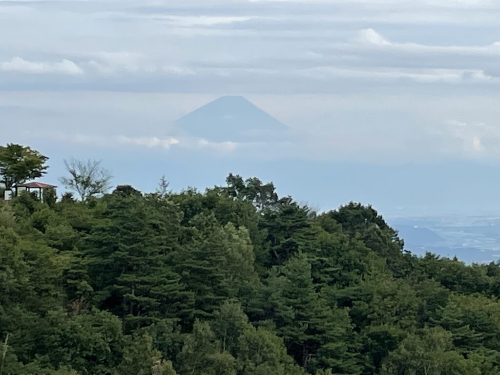 【富士見高原キャンプ場】花の里キャンプ場　富士山